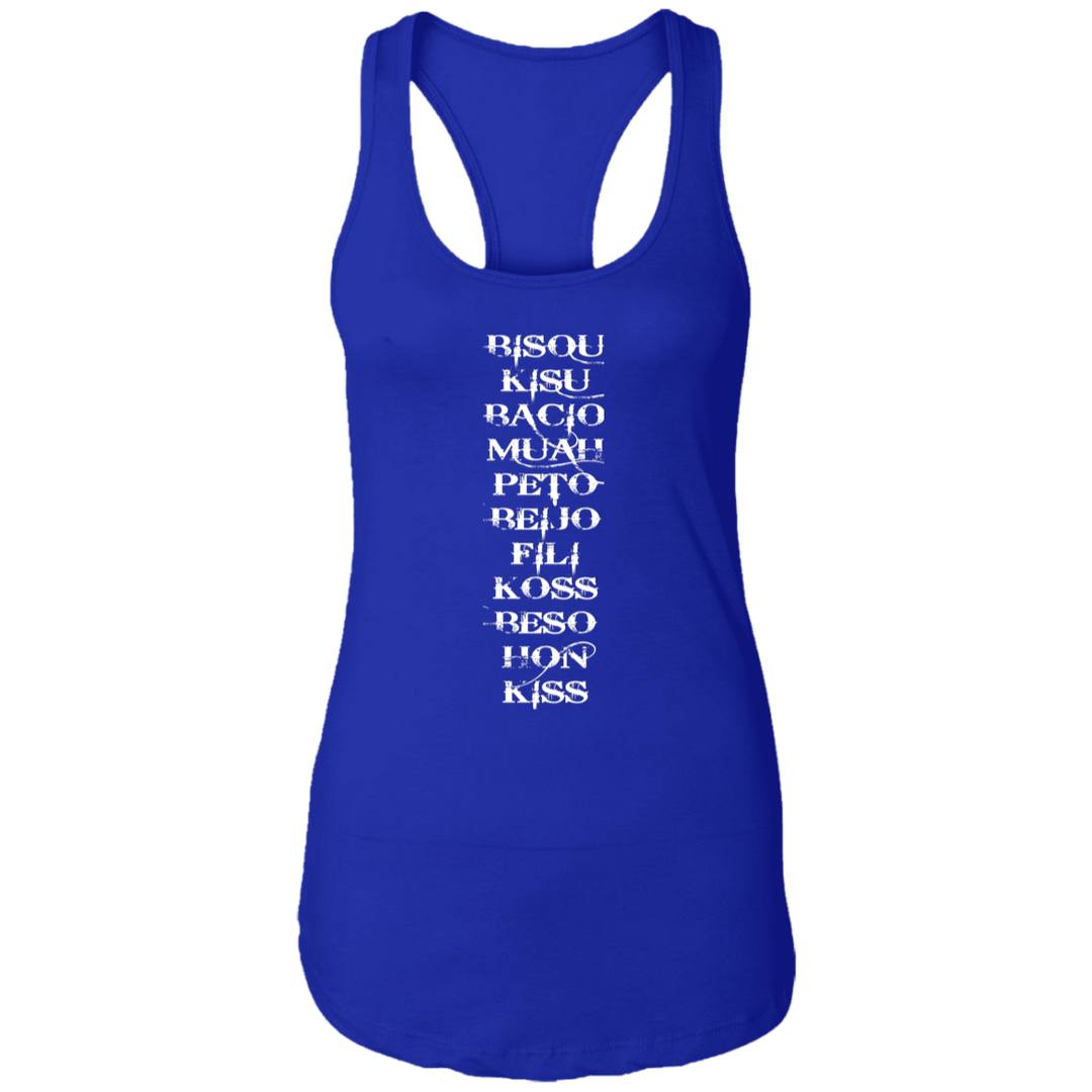OLD983INWHITE NL1533 Ladies Ideal Racerback Tank