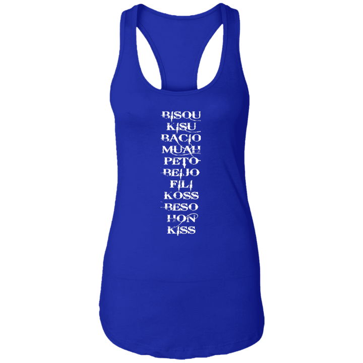 OLD983INWHITE NL1533 Ladies Ideal Racerback Tank