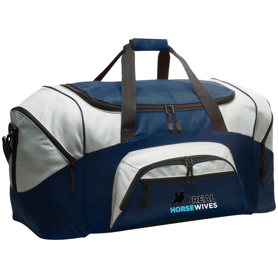 THE REAL HORSE WIVES BG99 Colorblock Sport Duffel