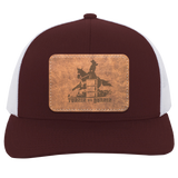 TURNIN AND BURNIN ON LEATHER 104C Trucker Snap Back - Patch