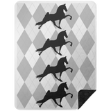 TWH PERFORMANCE ARGLE BLANKET BSHL Premium Black Sherpa Blanket 60x80