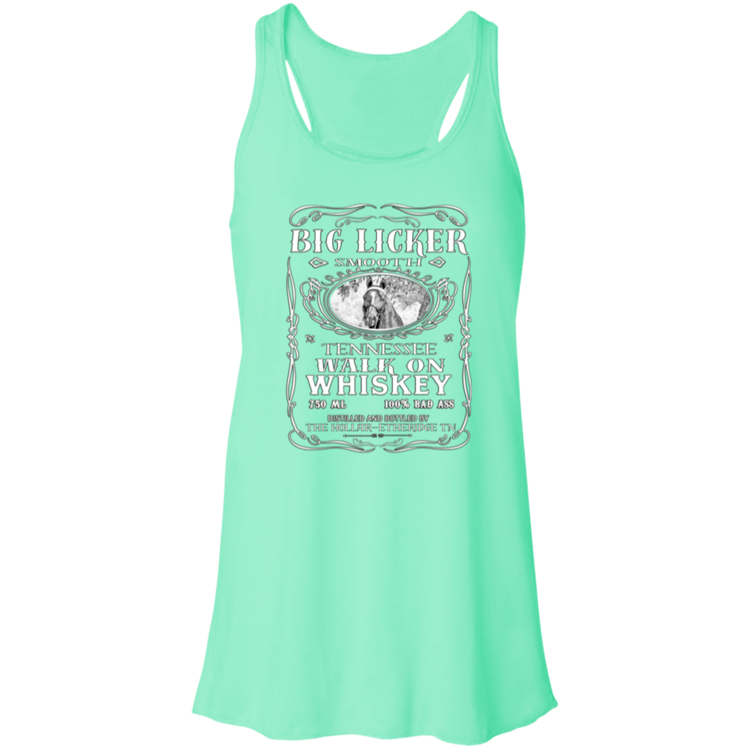 BIG LICKER SMOOTH B8800 Flowy Racerback Tank