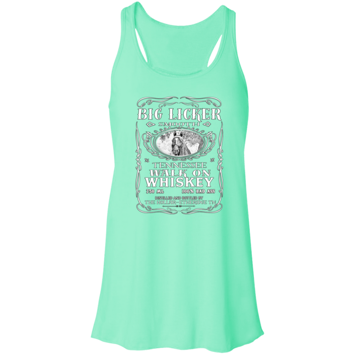 BIG LICKER SMOOTH B8800 Flowy Racerback Tank