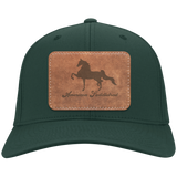 AMERICAN SADDLEBRED ON LEATHER CP80 Twill Cap - Patch