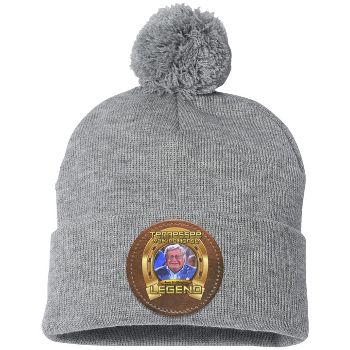 JACK HEFFINGTON (Legends Series) HAT SP15 Pom Pom Knit Cap - Patch