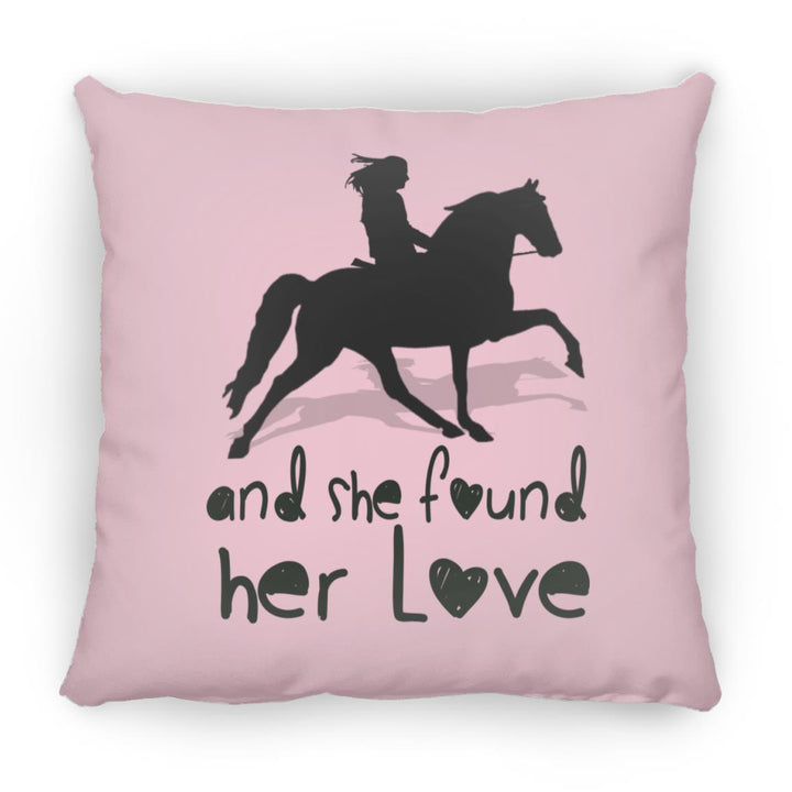 SHE FOUND HER LOVE (TWH pleasure)Bblack art ZP16 Medium Square Pillow