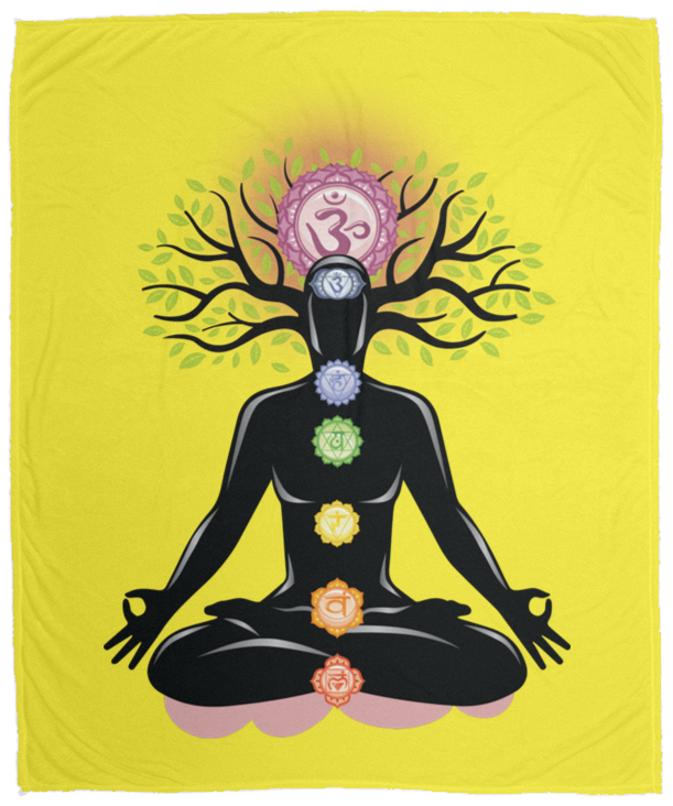CHAKRAS PLUSH BLANKET (12 STYLES AND SIZES)
