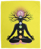 CHAKRAS PLUSH BLANKET (12 STYLES AND SIZES)