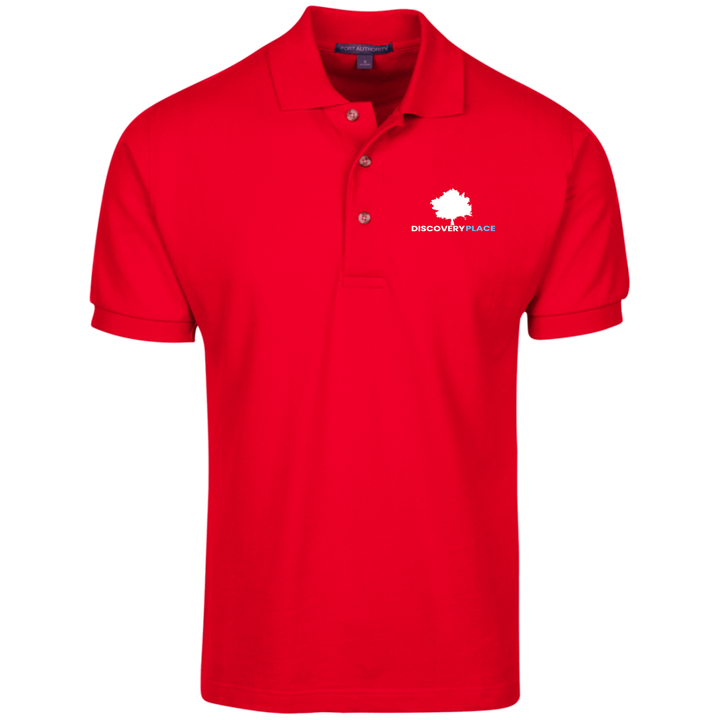 DISCOVERY PLACE K420 Cotton Pique Knit Polo