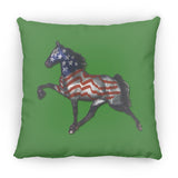 Tennessee Walking Horse Performance All American ZP16 Medium Square Pillow