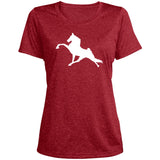 Tennessee Walking Horse Performance (WHITE) LST360 Ladies' Heather Scoop Neck Performance Tee
