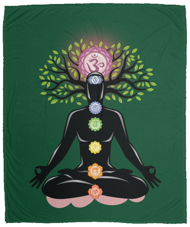 CHAKRAS PLUSH BLANKET (12 STYLES AND SIZES)