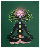 CHAKRAS PLUSH BLANKET (12 STYLES AND SIZES)