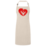 HORSE HEAD HEART RP150 Sustainable Unisex Bib Apron