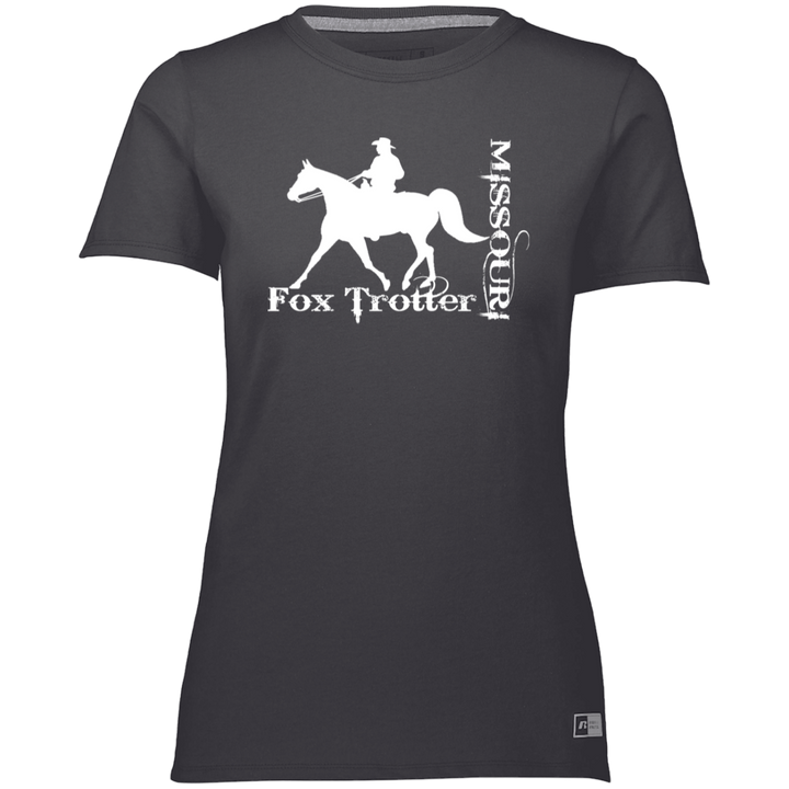 MISSOURI FOX TROTTER (white) 4HORSE 64STTX Ladies’ Essential Dri-Power Tee