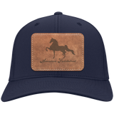 AMERICAN SADDLEBRED ON LEATHER CP80 Twill Cap - Patch