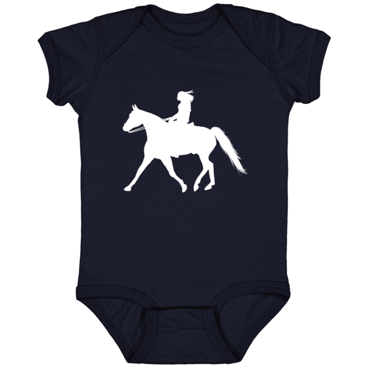 Missouri Fox Trotter LADY FINAL ART WHITE 4424 Infant Fine Jersey Bodysuit