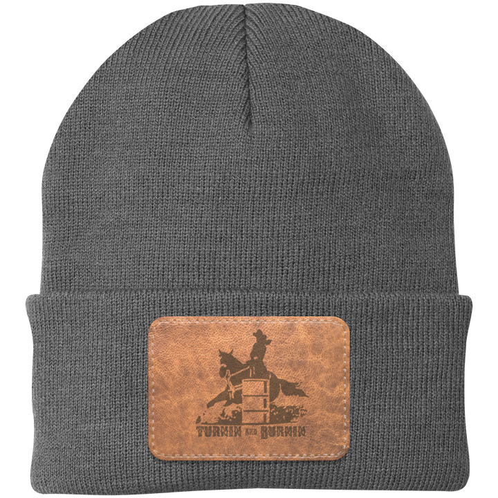TURNIN AND BURNIN ON LEATHER CP90 Knit Cap - Patch