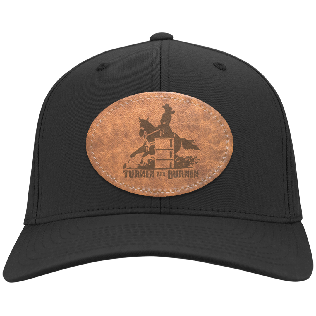 TURNIN AND BURNIN ON LEATHER CP80 Twill Cap - Patch