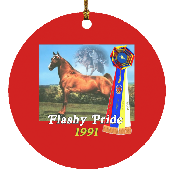 WGC FLASHY PRIDE SUBORNC Circle Ornament