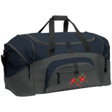 TENNESSEE WALKING HORSE DESIGN 3 JMD (RED PLAID) BG99 Colorblock Sport Duffel