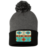 DUTTON RANCH 1 SP15 Pom Pom Knit Cap - Patch