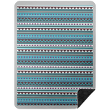 AZTEC 2 BSHL Premium Black Sherpa Blanket 60x80