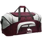 Dressage style 1(WHITE) 4HORSE BG99 Colorblock Sport Duffel