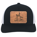 TURNIN AND BURNIN ON LEATHER 104C Trucker Snap Back - Patch