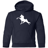 Tennessee Walking Horse Performance (WHITE) G185B Youth Pullover Hoodie