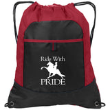 RIDEWITHPRIDEWHITE BG611 Pocket Cinch Pack