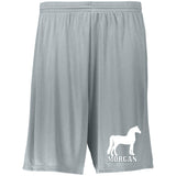 MORGAN 2 2782 Moisture-Wicking 9 inch Inseam Training Shorts
