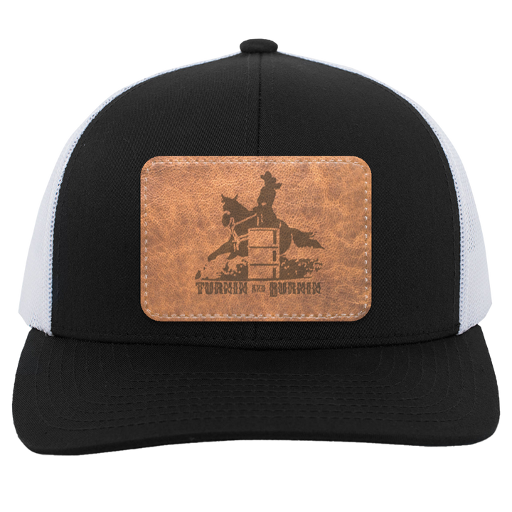 TURNIN AND BURNIN ON LEATHER 104C Trucker Snap Back - Patch