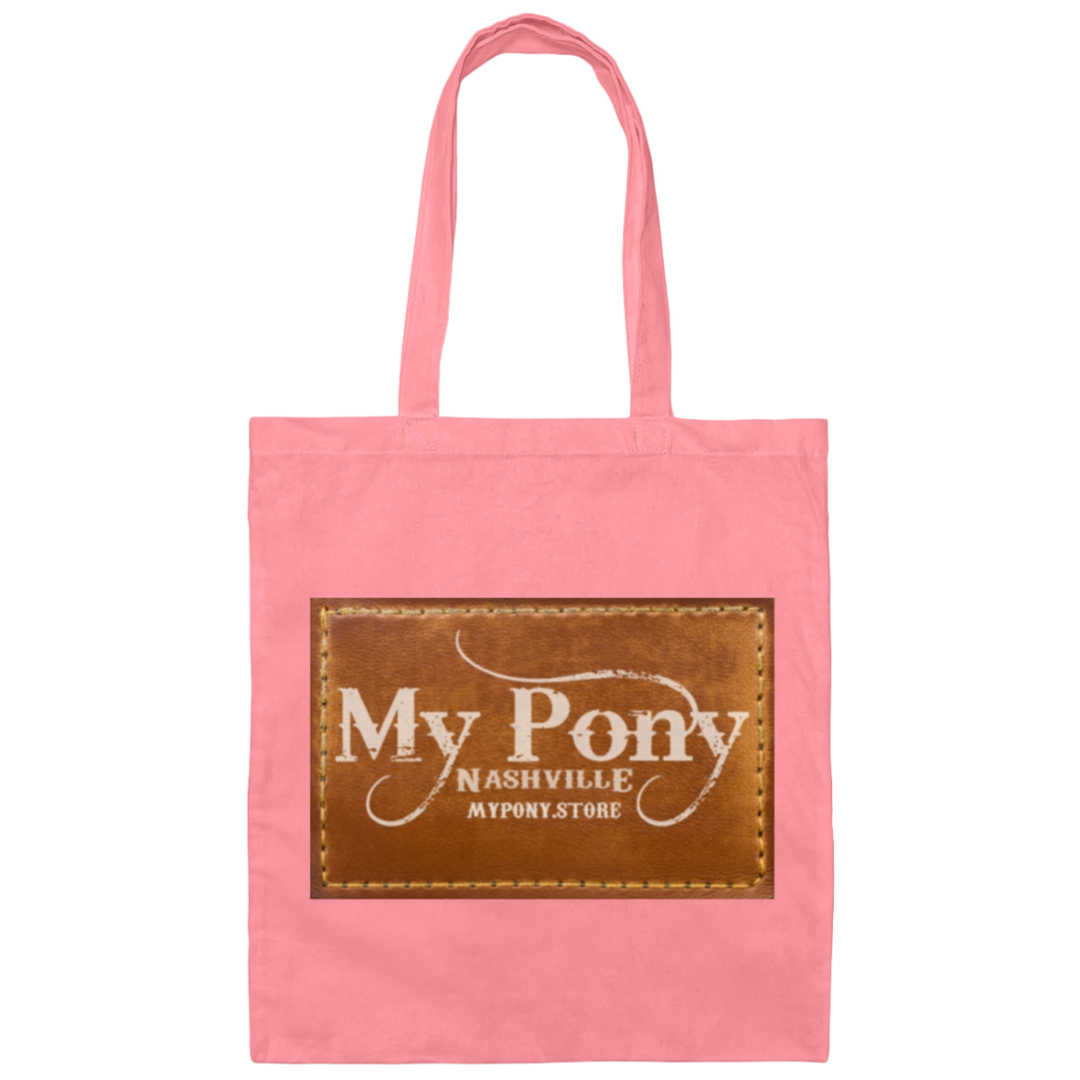 MY PONY NASHVILLE BRAND BE007 Canvas Tote Bag