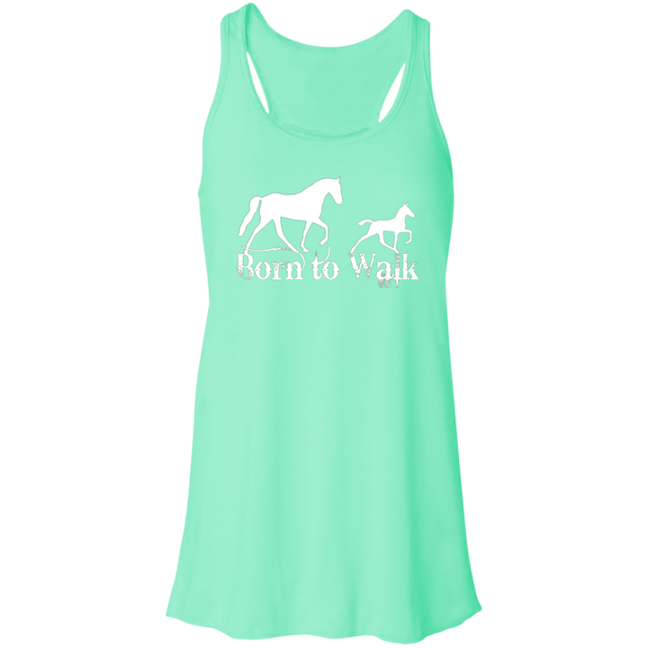 BORN TO WALK B8800 Flowy Racerback Tank
