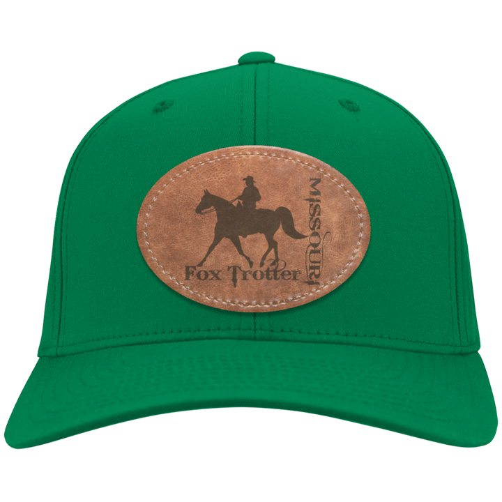 MISSOURI FOX TROTTER ON LEATHER CP80 Twill Cap - Patch