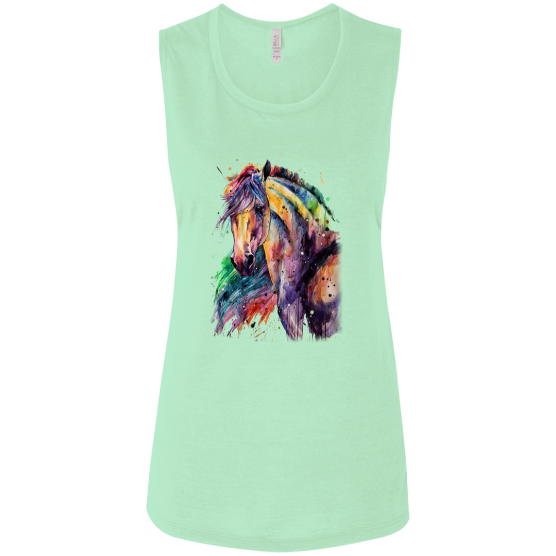 EQUINE ABSTRACT 1 4HORSE B8803 Ladies&