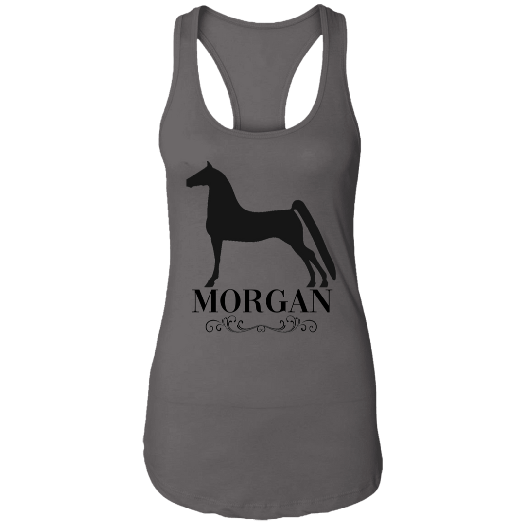 MORGAN STYLE 1 4HORSE NL1533 Ladies Ideal Racerback Tank