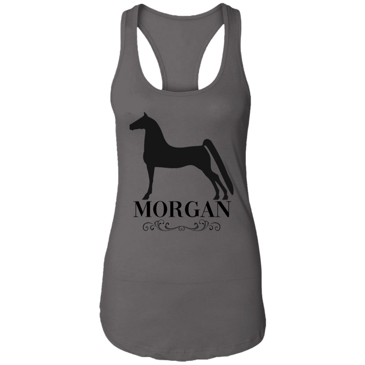 MORGAN STYLE 1 4HORSE NL1533 Ladies Ideal Racerback Tank