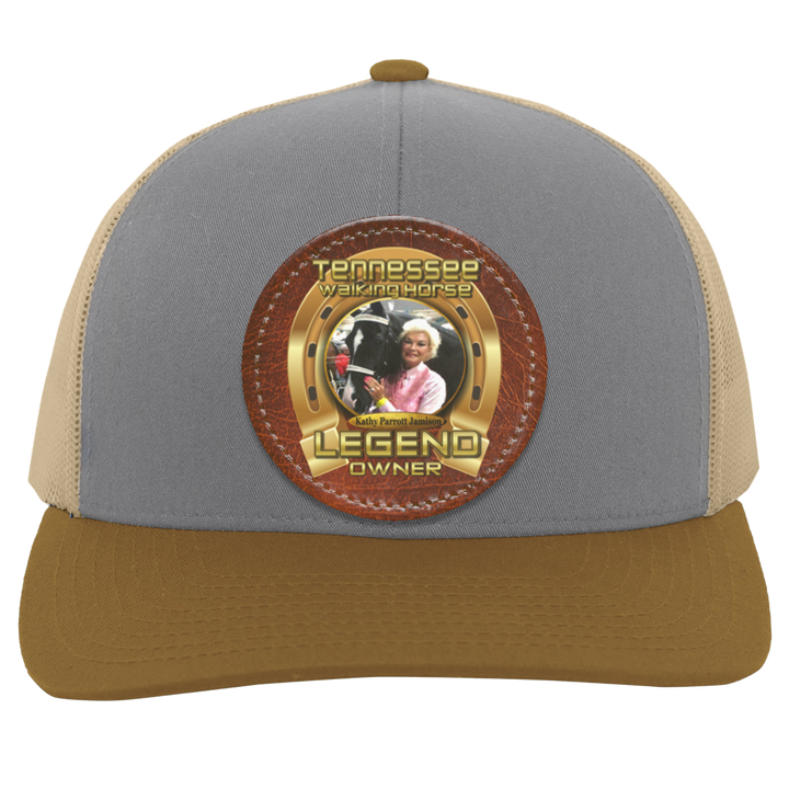 KATHY PARROTT JAMISON (TWH LEGENDS) HAT 104C Trucker Snap Back - Patch