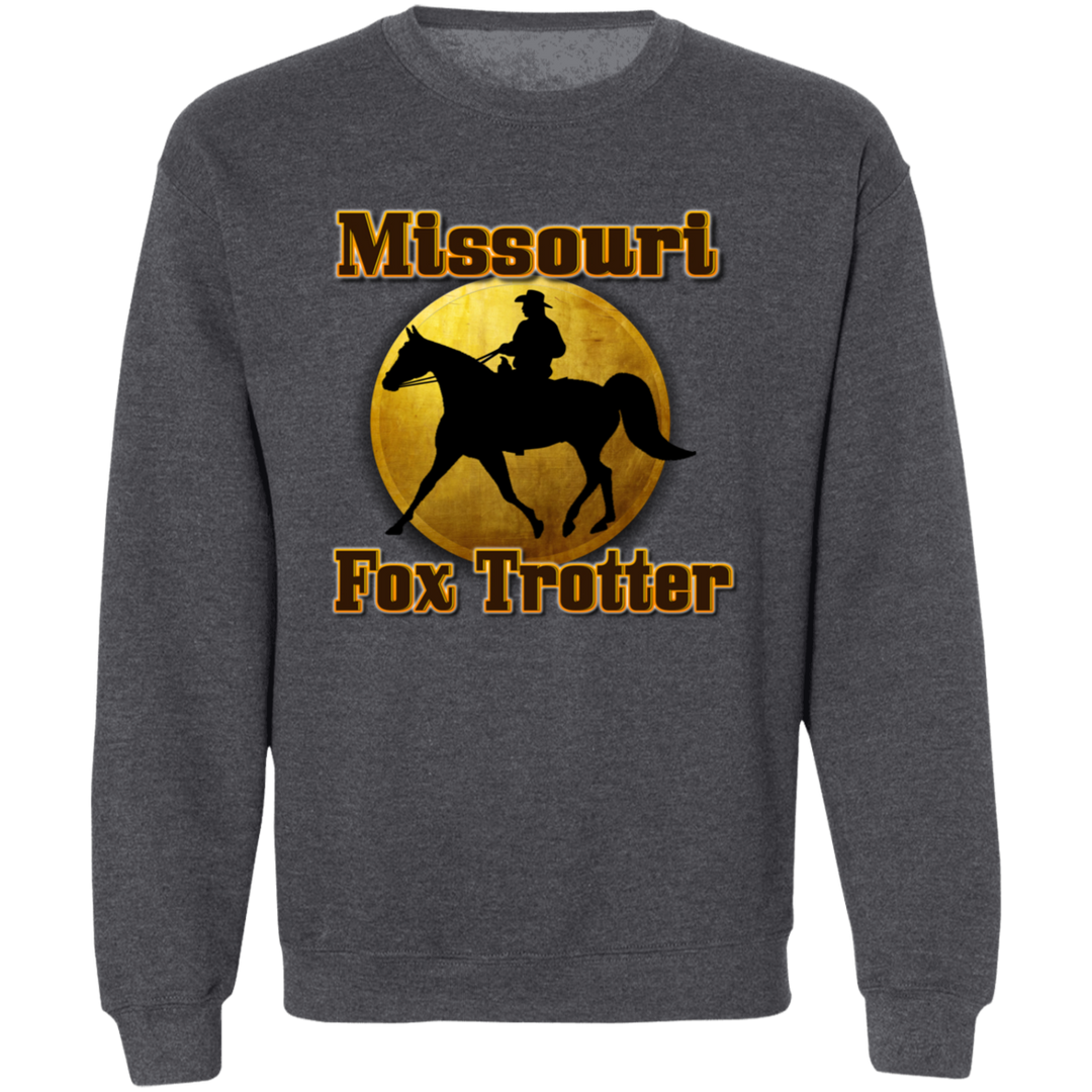 MISSOURI FOX TROTTER 1 Z65x Pullover Crewneck Sweatshirt 8 oz (Closeout)