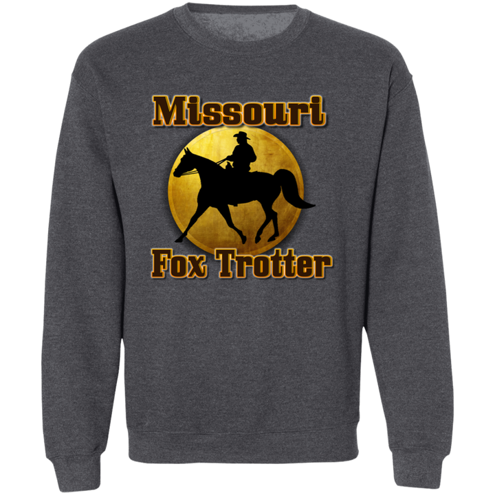 MISSOURI FOX TROTTER 1 Z65x Pullover Crewneck Sweatshirt 8 oz (Closeout)
