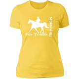 MISSOURI FOX TROTTER (white) 4HORSE NL3900 Ladies' Boyfriend T-Shirt