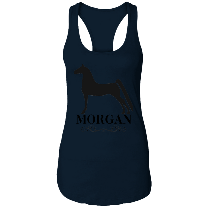 MORGAN STYLE 1 4HORSE NL1533 Ladies Ideal Racerback Tank