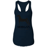 MORGAN STYLE 1 4HORSE NL1533 Ladies Ideal Racerback Tank