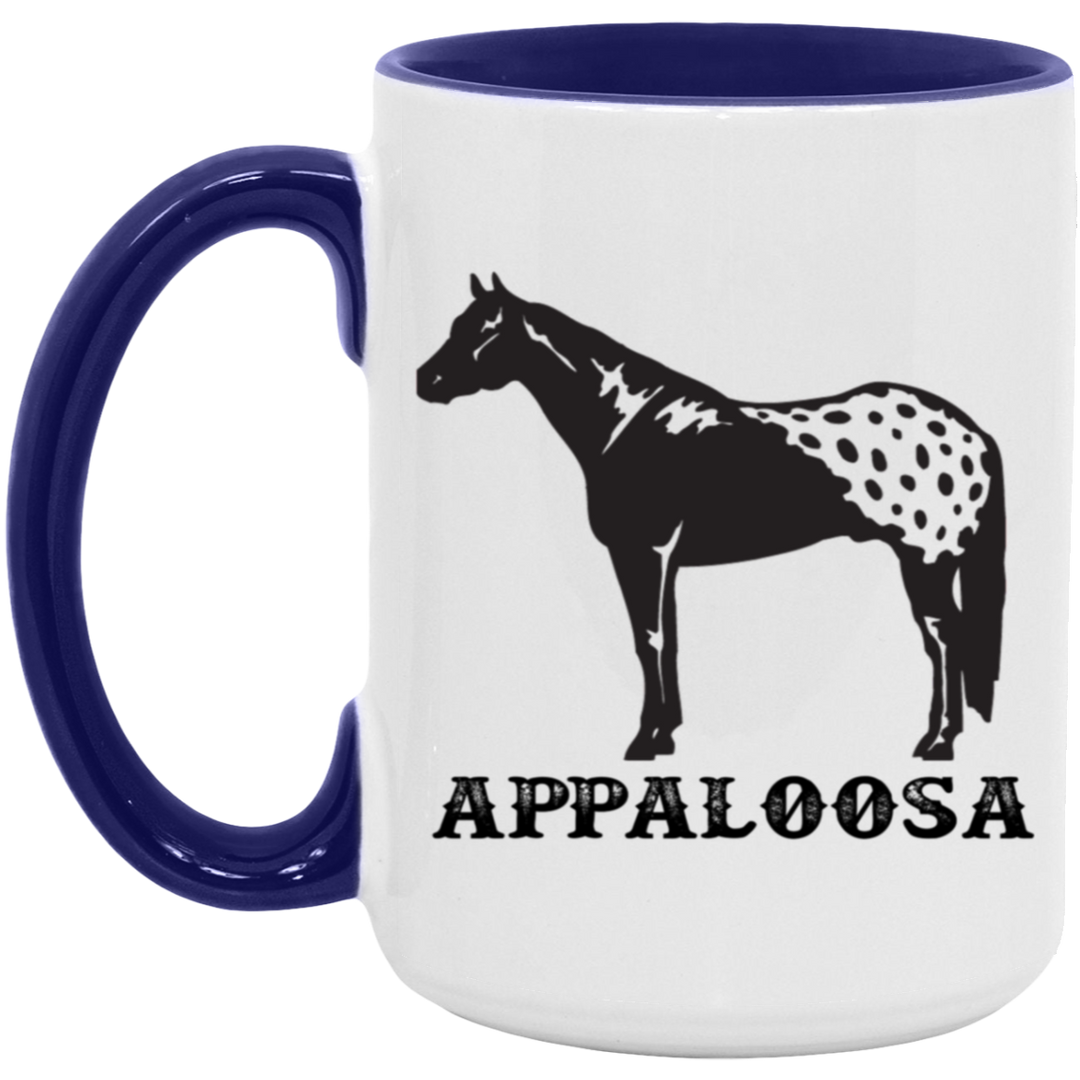 APPALOOSA ART TUMBLER 4HORSE AM15OZ 15oz. Accent Mug