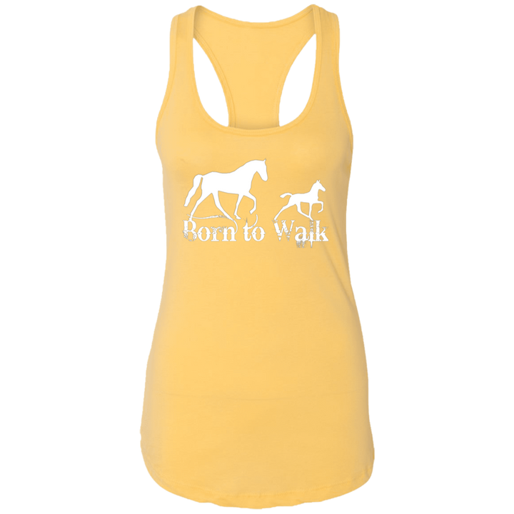 BORN TO WALK NL1533 Ladies Ideal Racerback Tank