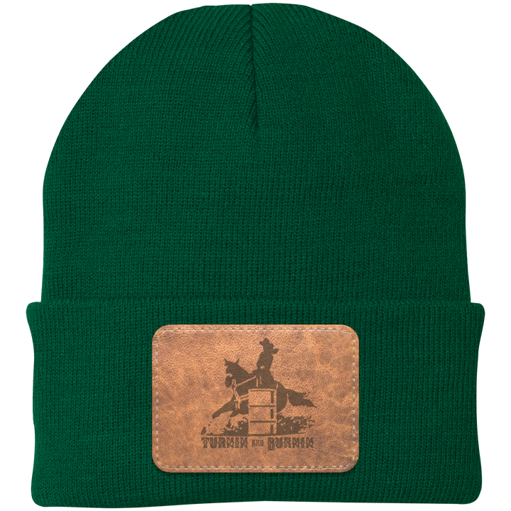 TURNIN AND BURNIN ON LEATHER CP90 Knit Cap - Patch