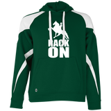 RACK ON RACKING (WHITE ART) 229546 Athletic Colorblock Fleece Hoodie