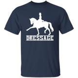 Dressage style 1(WHITE) 4HORSE G500 5.3 oz. T-Shirt